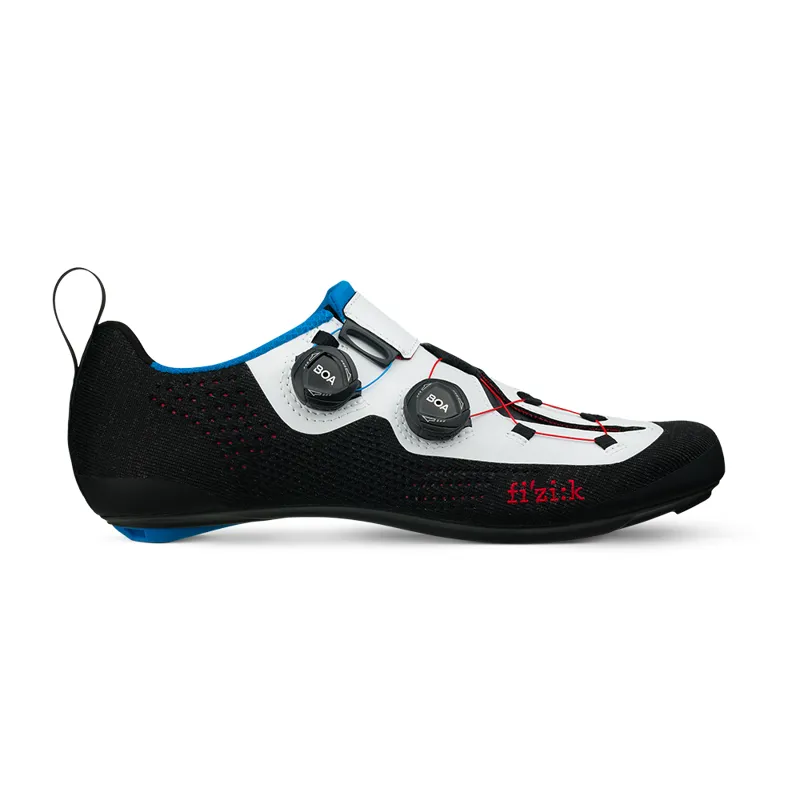 Fizik R1 Transiro Triathlon Shoes - Black/White 8 Fizik R1 Transiro Triathlon Shoes - Black/White - Image 6