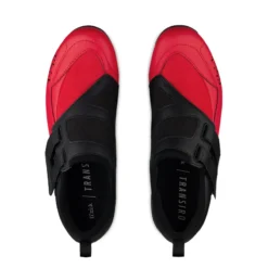 Fizik R4 Transiro Triathlon Shoes - Black/Red -Sportful Shop transiro r4 powerstrap black red top