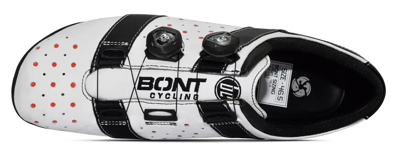 Bont Vaypor+ Road Shoes - White/Black 9 Bont Vaypor+ Road Shoes - White/Black - Image 7