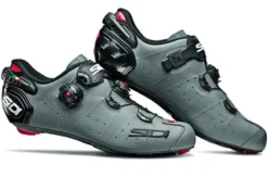 Sidi Wire 2 Carbon Clipless Road Shoes - Matt Grey/Black -Sportful Shop wire2 mattcarb mattgreyblack grande
